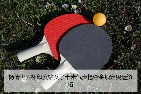 杨倩世界杯印度站女子十米气步枪夺金锁定奥运资格